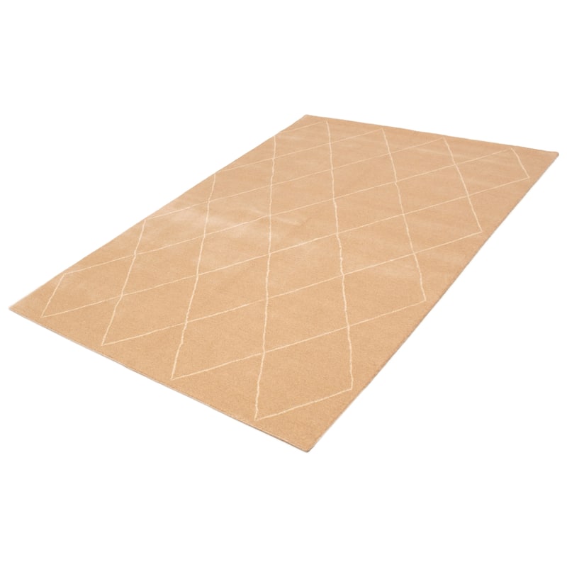 Kashkuli Gabbeh Tan Rug 6'7" x 9'9" - 6'7 x 9'9