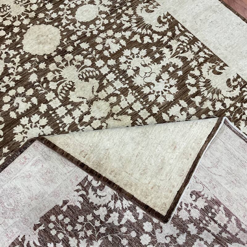 HERAT ORIENTAL Handmade Oushak Wool Rug - 6' x 8'4"