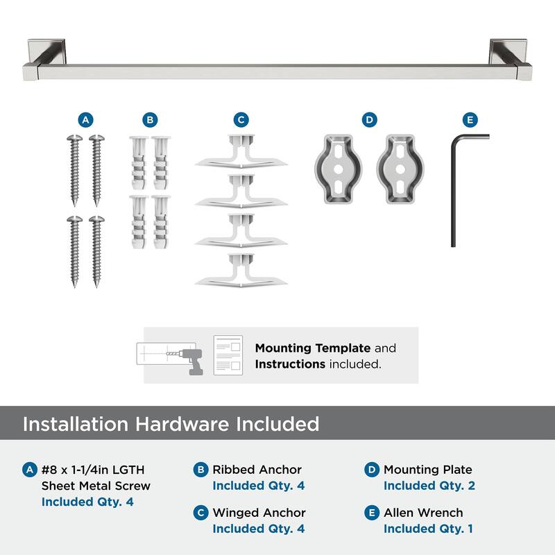 Appoint Brushed Nickel Traditional 24 in (610 mm) Towel Bar