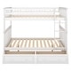 preview thumbnail 5 of 23, Full over Full Wood Bunk Bed with Drawers