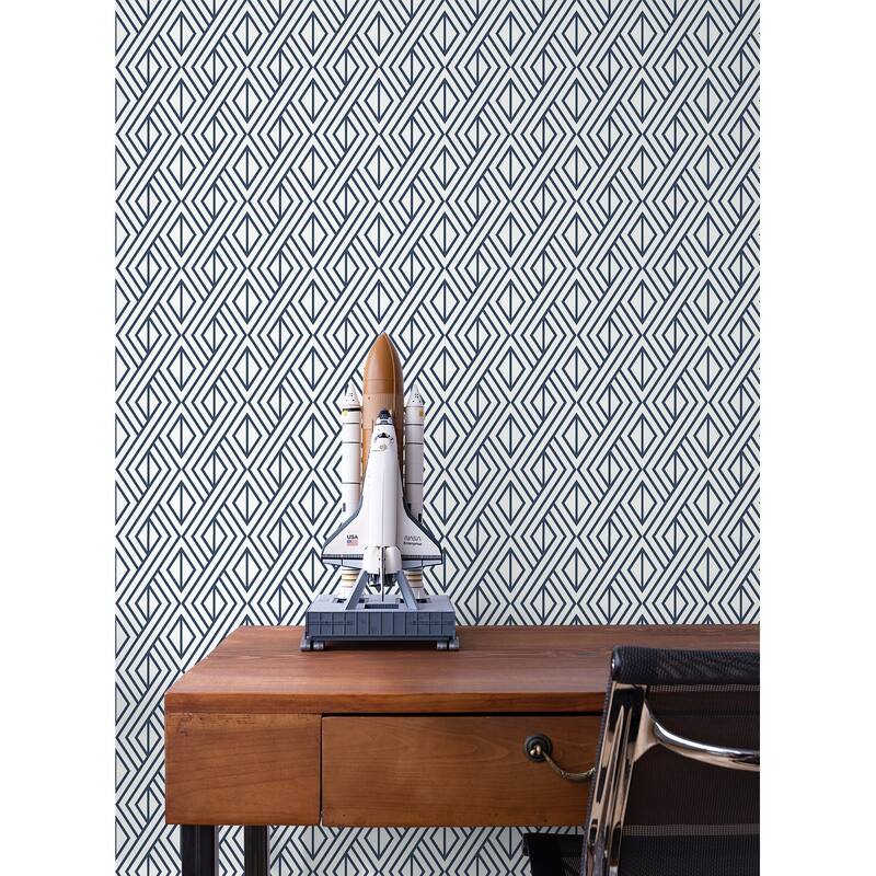 Seabrook Designs Diamond Weave Non-Woven Unpasted Wallpaper - 20.9 in. W x 33 ft. L