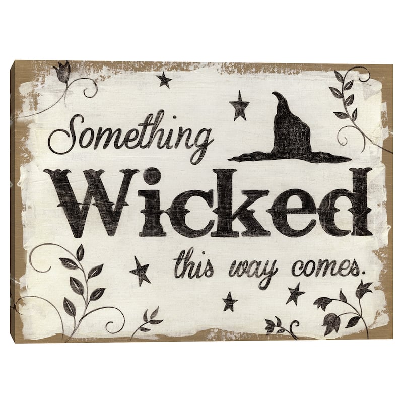 Something Wicked by Janet Tava Canvas Art Print