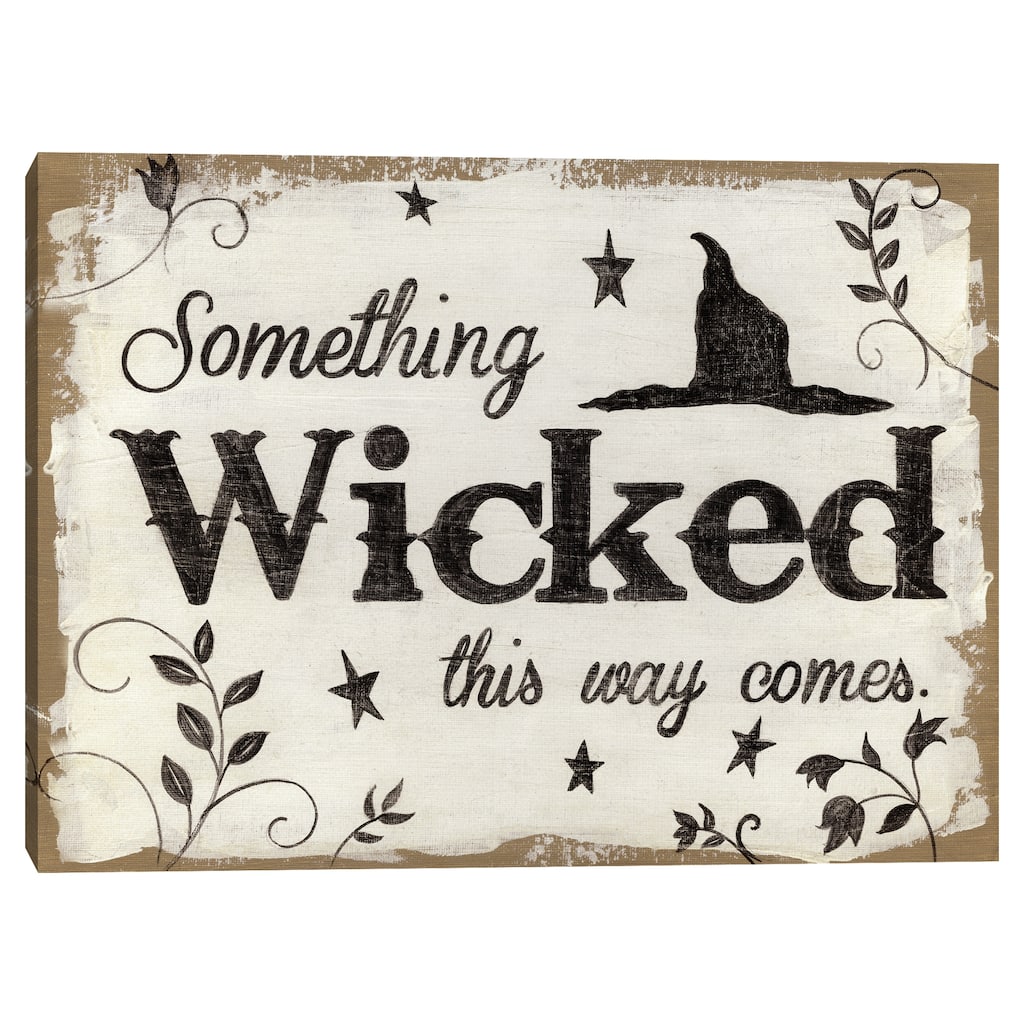 Something Wicked by Janet Tava Canvas Art Print