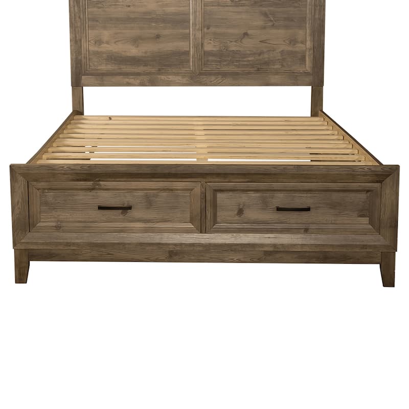 Ridgecrest Cobblestone King Storage Bed