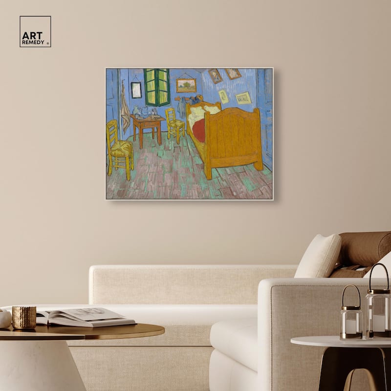 The Bedroom Canvas by Art Remedy