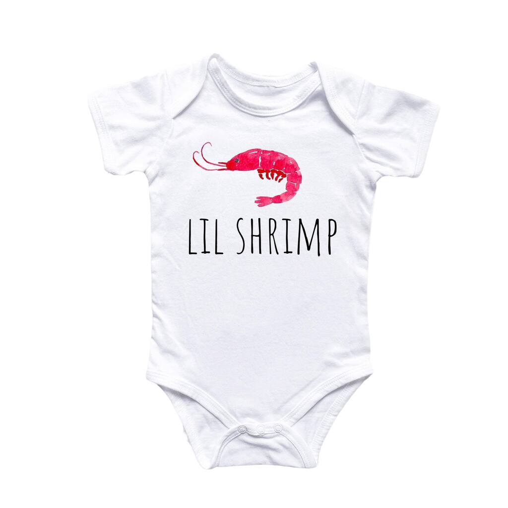 Little Shrimp Nautical - Baby Boy Girl Clothes Infant Bodysuit Funny Cute Newborn 17