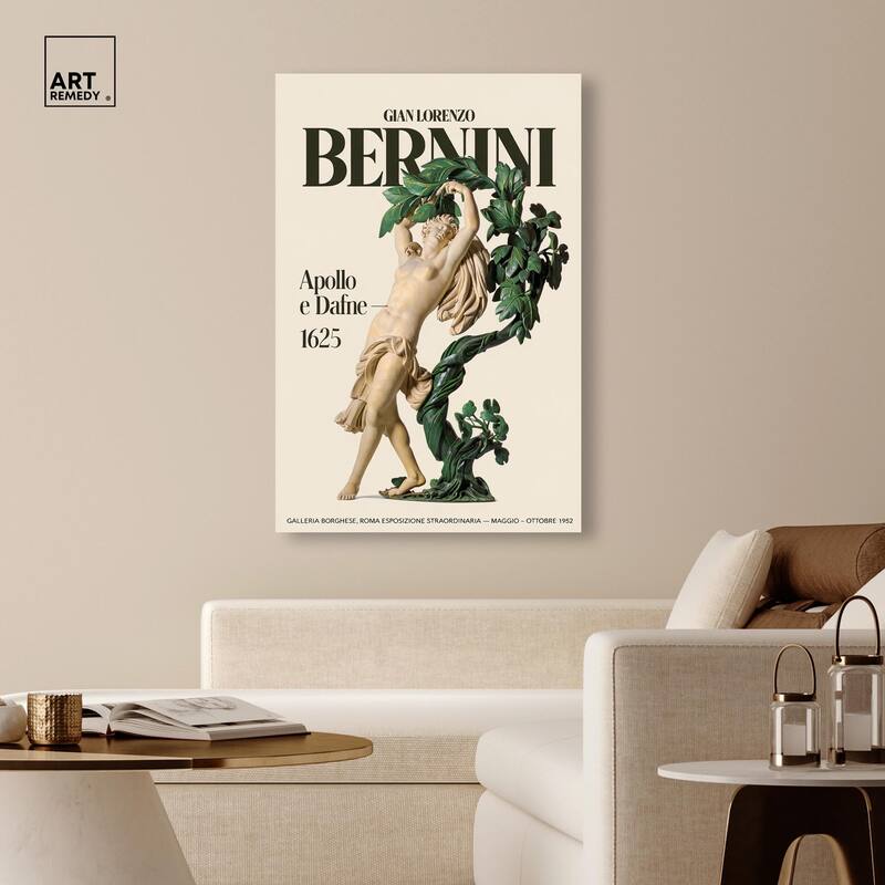 Celebrating Bernini Canvas by Art Remedy, Gallery Wrapped