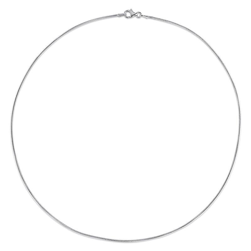 Miadora Sterling Silver Snake Chain Necklace