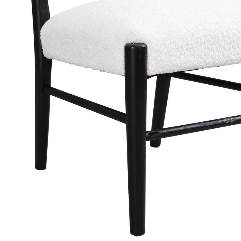 Valenro Dining Set with Cushioned Seats, Ladder Back, Rubberwood by Christopher Knight Home
