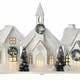 preview thumbnail 3 of 1, 16" LED Cardboard Snowy Village