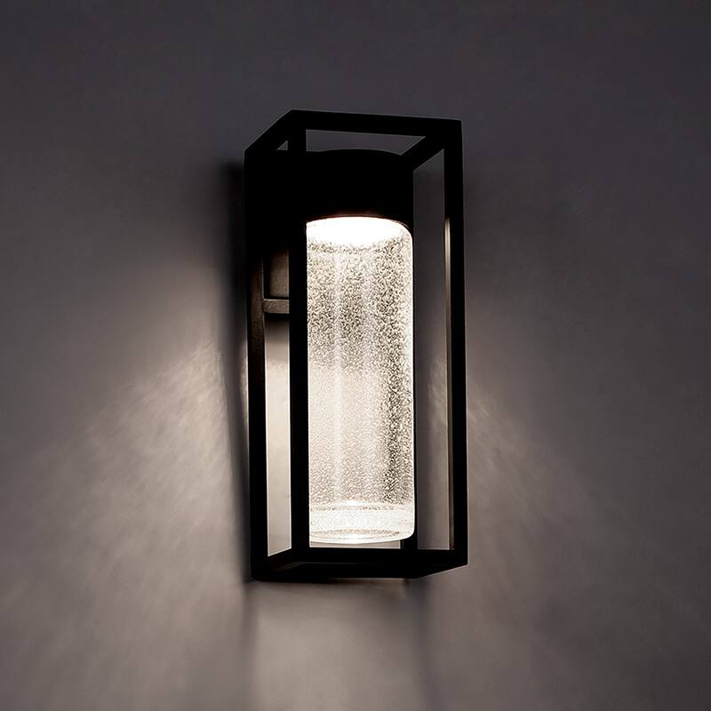 Structure 11in LED Indoor or Outdoor Wall Light 3000K in Black
