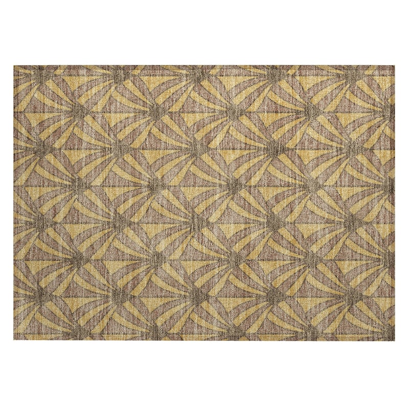 Machine Washable Indoor/ Outdoor Casual Kim Chantille Rug