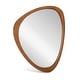 preview thumbnail 8 of 24, Pine Frame Cobblestone Shaped Asymmetrical Wall Mirror