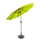 Holme 9-foot Patio Umbrella and Base Stand - Lime