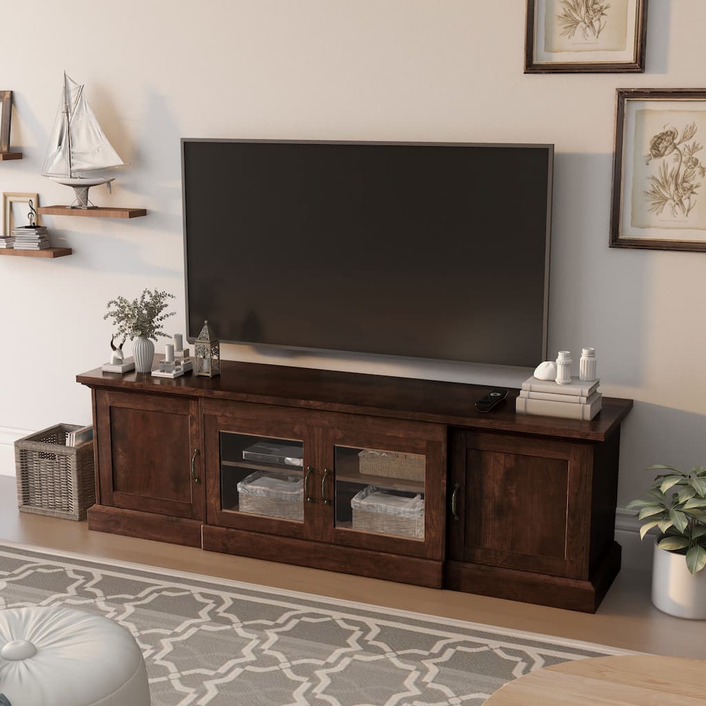 Bick Rustic 68-inch Multifunctional Storage TV Console by Furniture of America