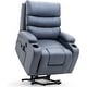 preview thumbnail 24 of 52, EROMMY Oversized Power Lift Recliner with Massage & Heat – PU Leather Chair with Pockets, Cup Holders & USB Port