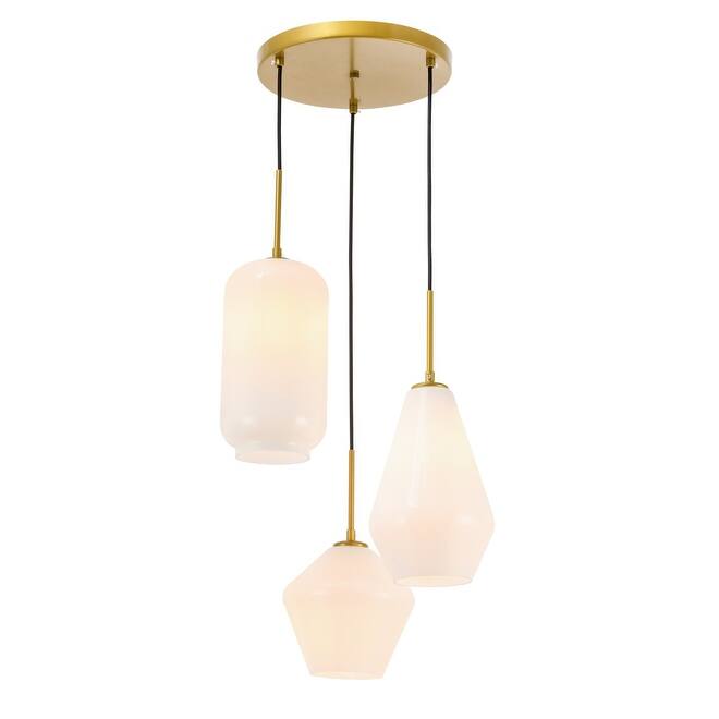 Gerald Glass 3-light Pendant
