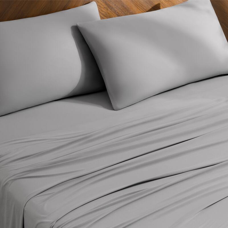 Bare Home Microfiber Stretch Knit Sheet Set