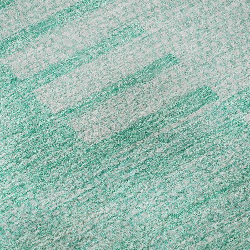 Premium Washable Super Soft Stripe Geo Mayfield Rug