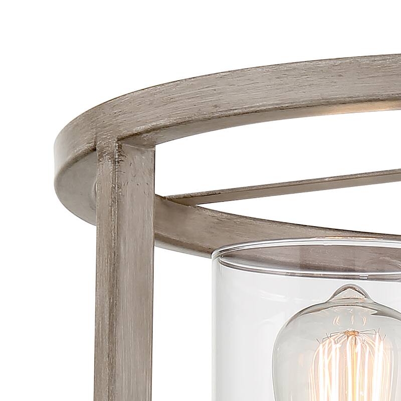 Allegray 3-light Modern Farmhouse Drum Semi-Flush Mount Lights with UL Certified