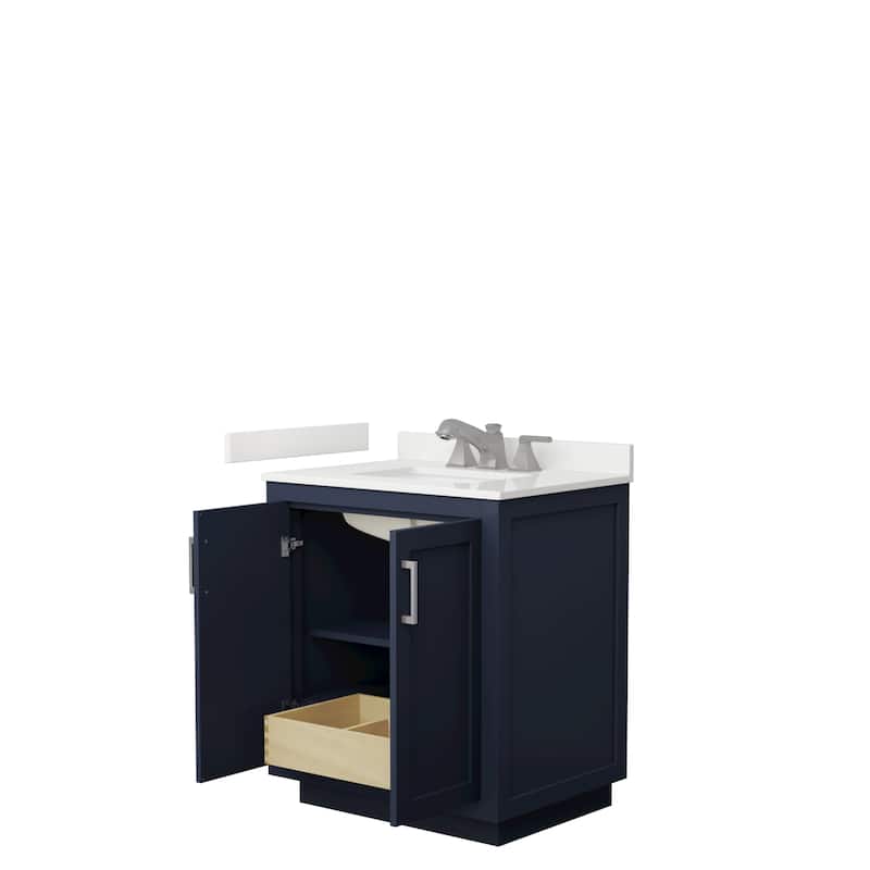 Miranda 30-inch Single Vanity, Quartz Top