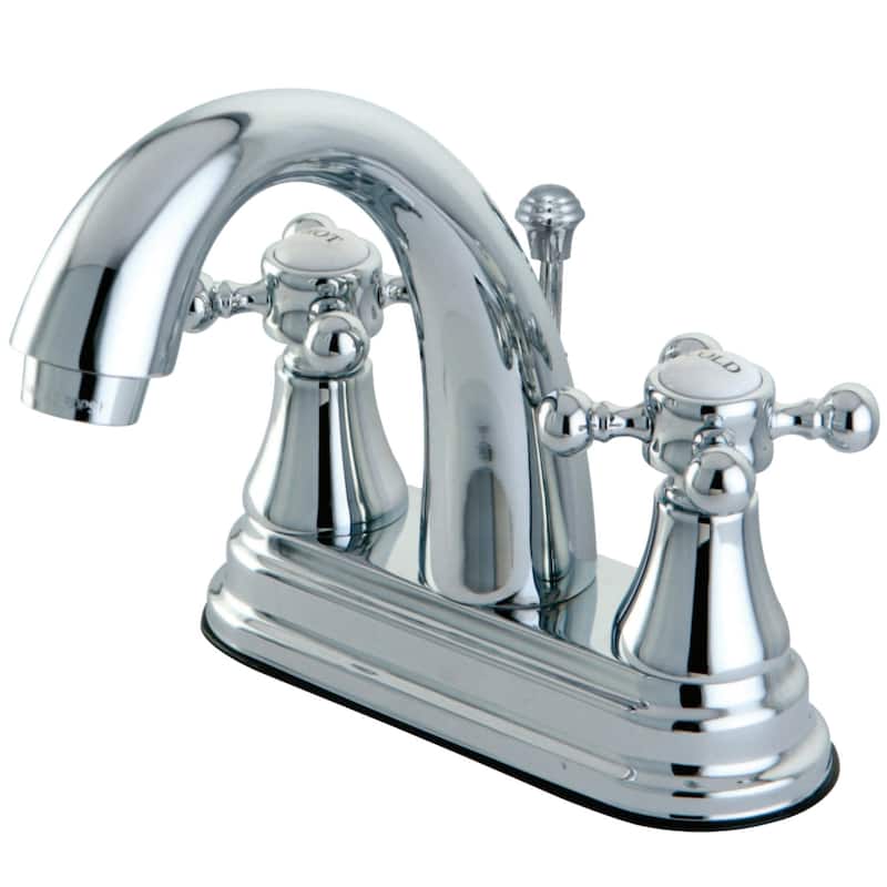 Kingston Brass English Vintage Centerset Bathroom Faucet with Brass - Polished Chrome