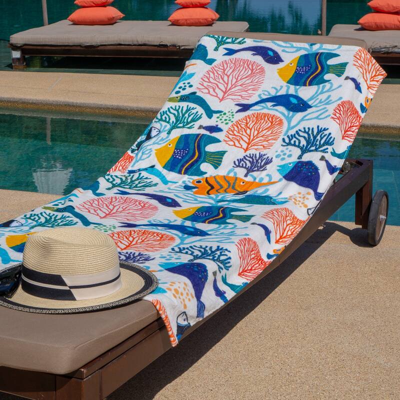 Arkwright Cotton Printed Novelty Beach Towel - 30x60 Inches