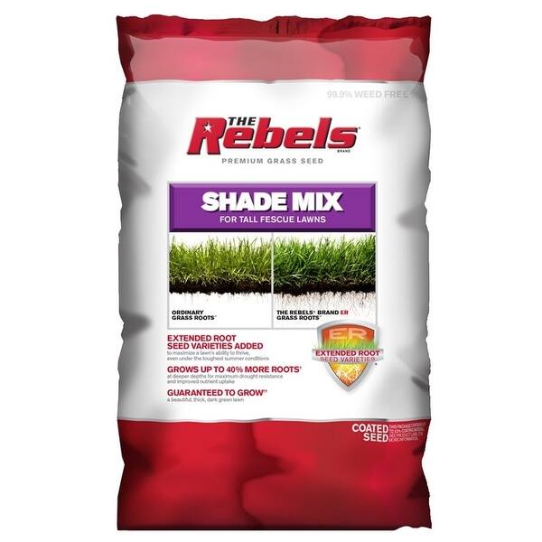 Shop Pennington 100526877 The Rebels Tall Fescue Shade Mix Grass Seed 20 Lbs Overstock 20085116