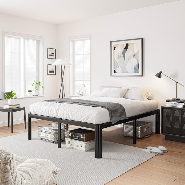 18 platform bed frame queen discount