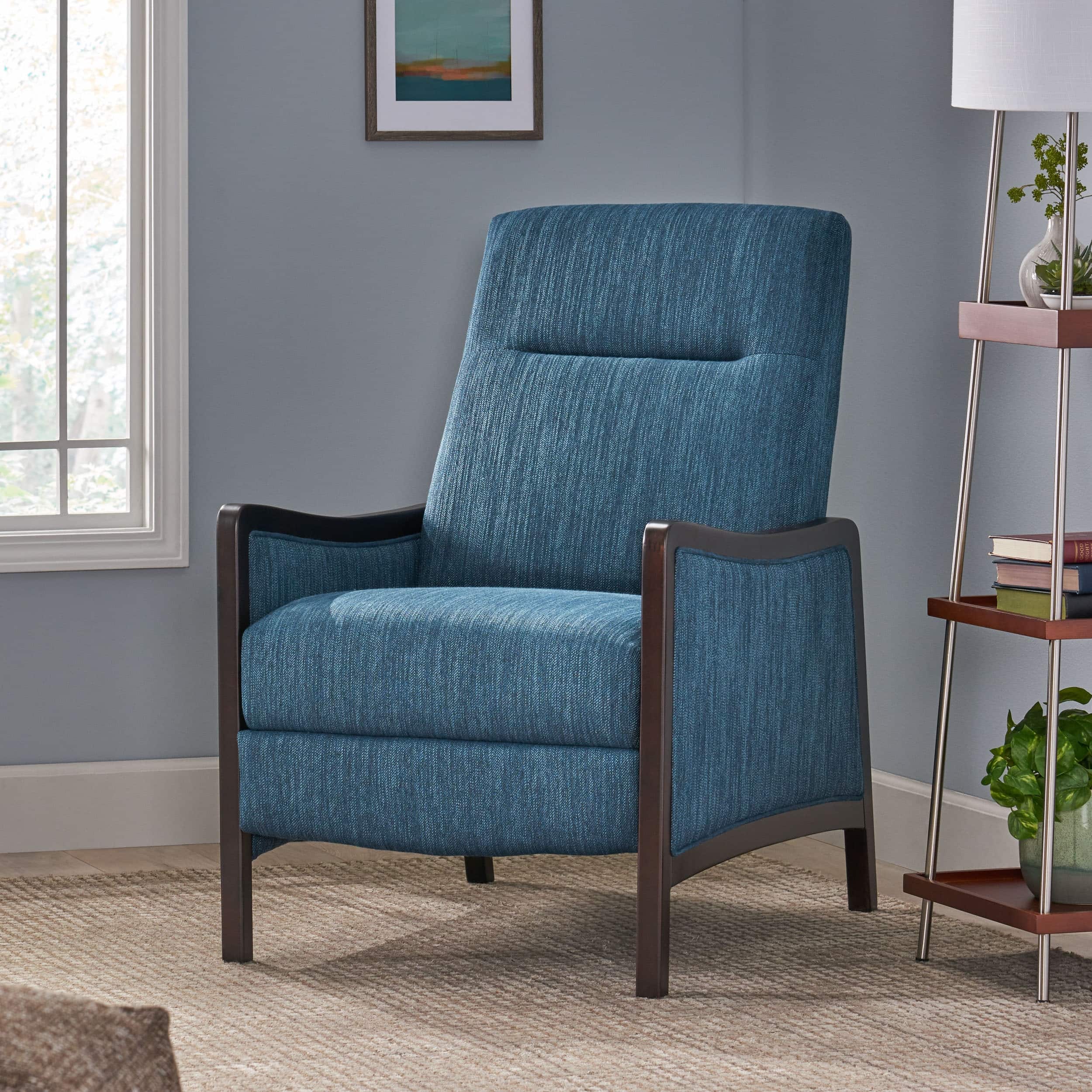 Option Navy Blue + Dark Walnut