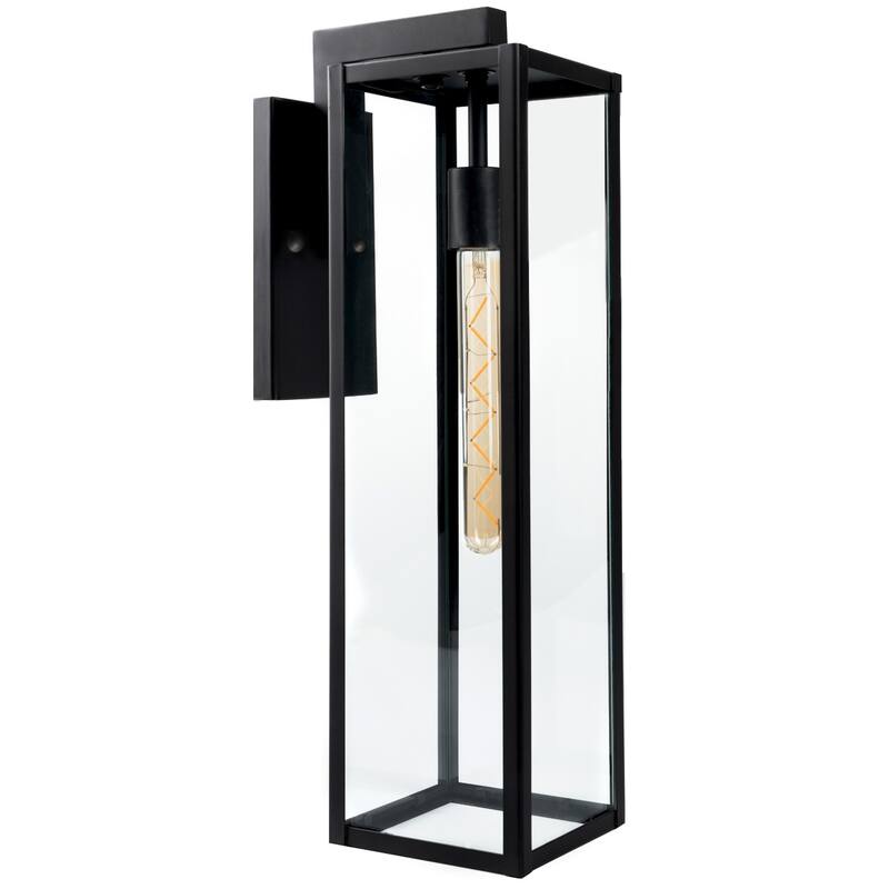 Elk Home Capture Matte Black 1 Light Outdoor Wall Sconce