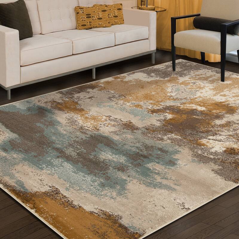 Superior Modern Abstract Indoor Area Rug