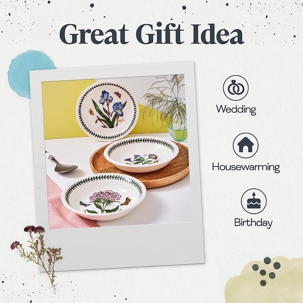 Portmeirion Botanic Garden 30-Piece Dinnerware Set - White and