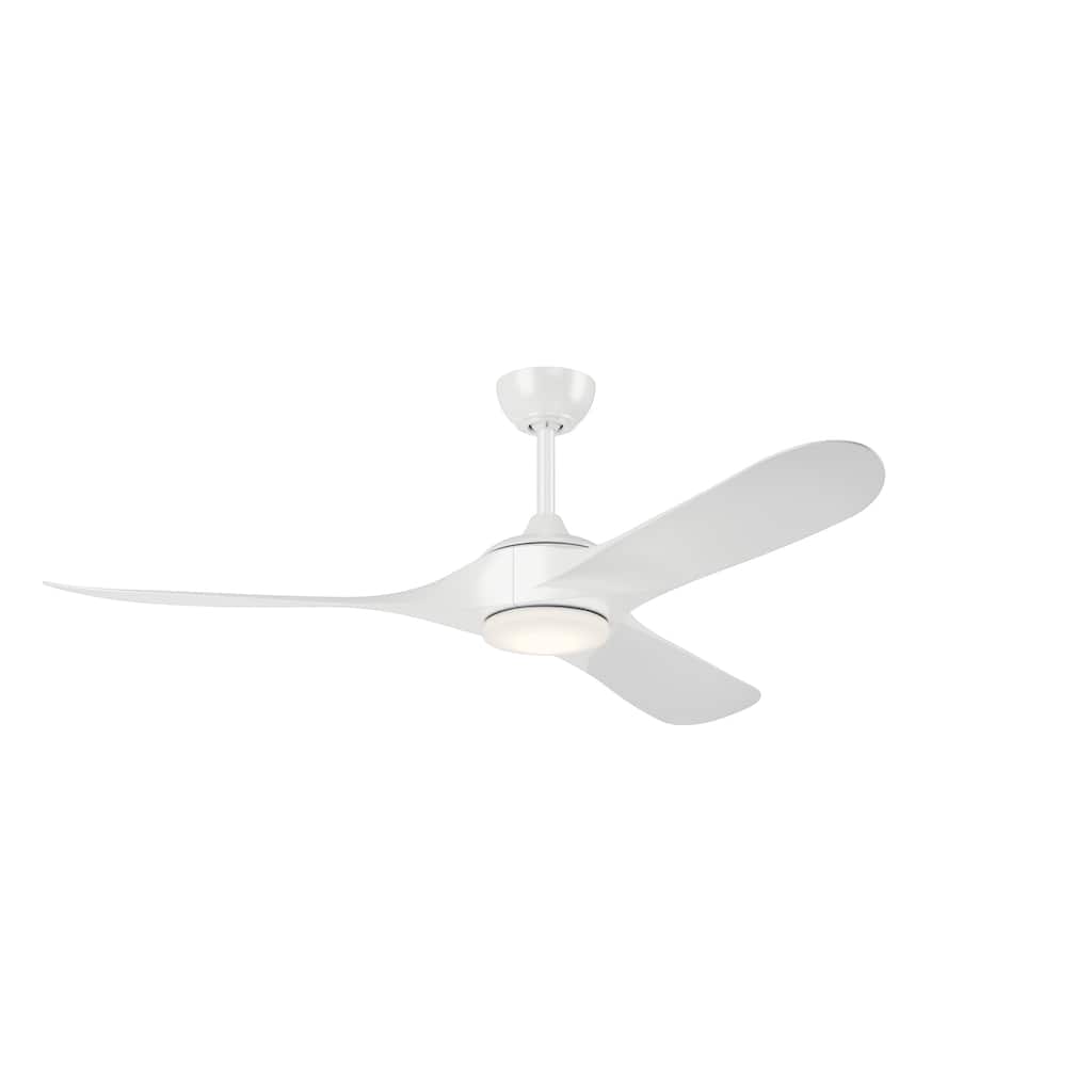 Kichler Lighting Mylo 60 Inch WeatherPlus Ceiling Fan with Satin Etch Cased Opal Glass