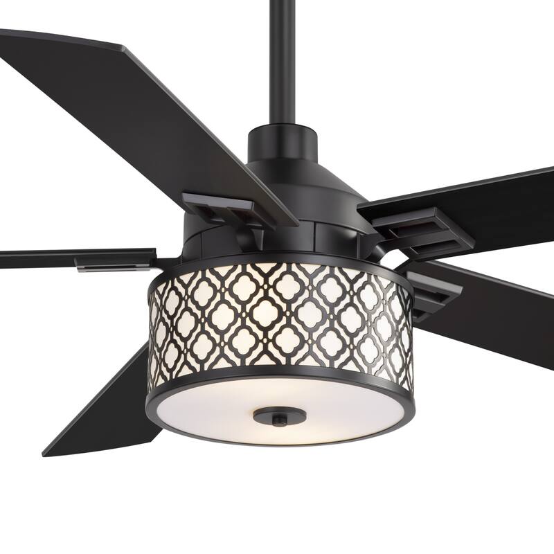 52-inch Reversible 5-Blade Fandelier Ceiling Fan with Light and Remote