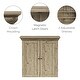 preview thumbnail 18 of 19, Teamson Home Stratford Classic Wall Cabinet with Adjustable Shelves