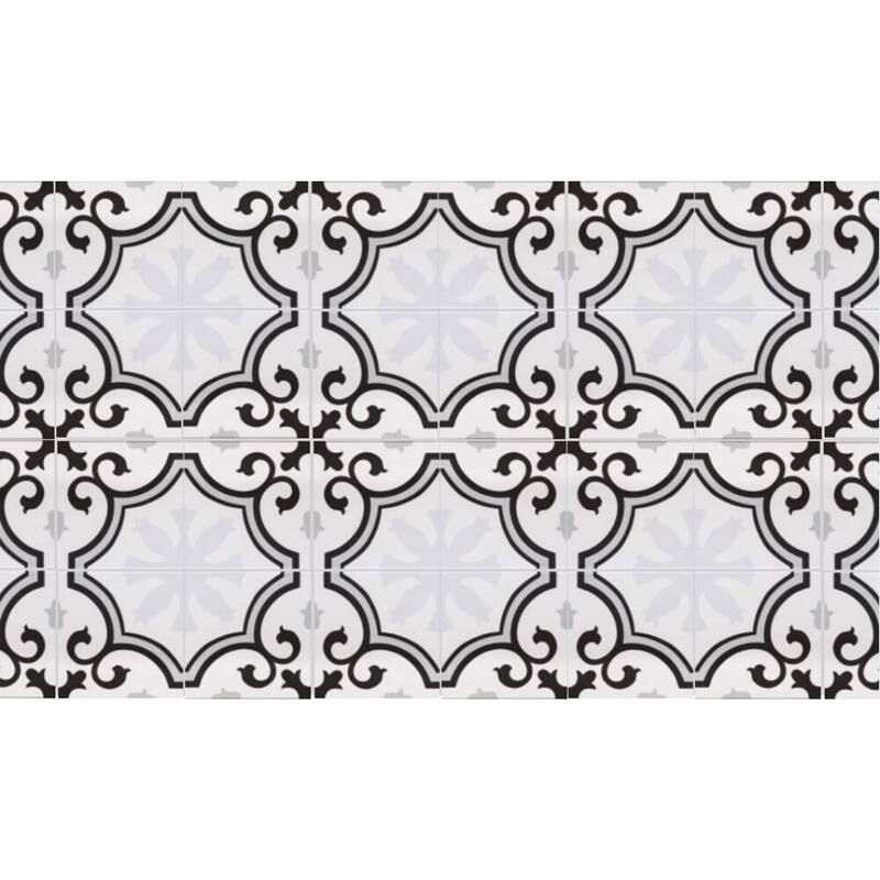 Venice 10x10 Matte Porcelain Encaustic Tile - Floor, Wall & Backsplash