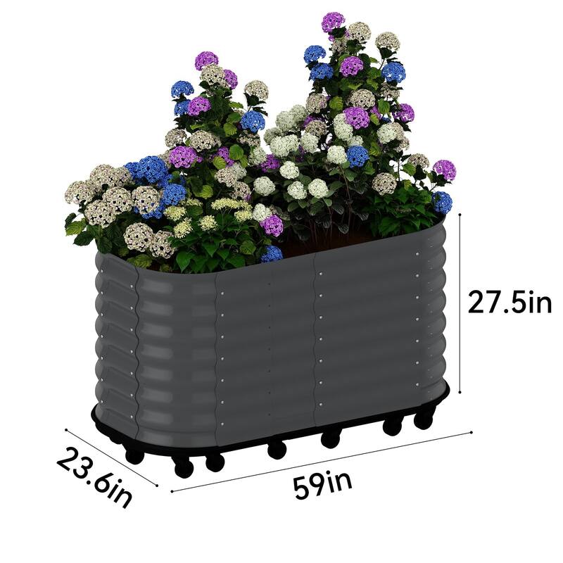 Roll & Grow Planter, with 360° Wheels