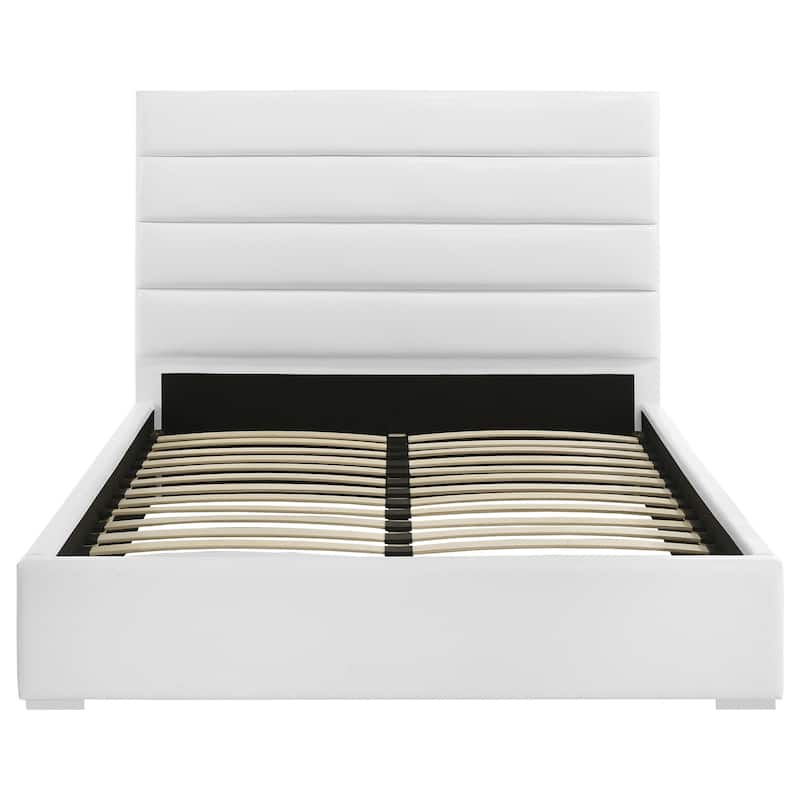 Felicity Upholstered Platform Bed White
