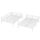 preview thumbnail 33 of 34, Metal Bunk Bed for Teens and Adults White Space Saving Noise Reduction