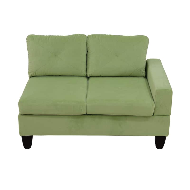 Contemporary 4-Piece L-Shaped Sectional Sofa Set