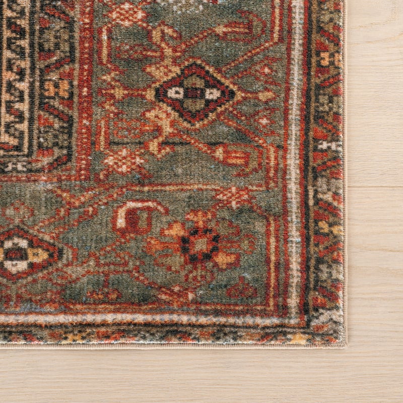 Nuloom Ismeria Medallion Washable Area Rug