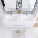 preview thumbnail 143 of 148, Floating Bathroom Vanity with Integrated Resin Top