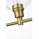 preview thumbnail 4 of 11, Elegant Lighting Collier 4 Light 38" Wide Bathroom Vanity Light with