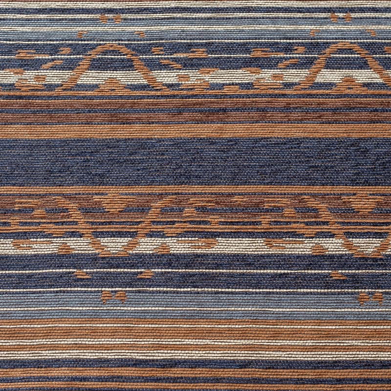 Paseo Road Estes Striped Rustic Western Chenille Jacquard Throw Blanket, 50"x60"