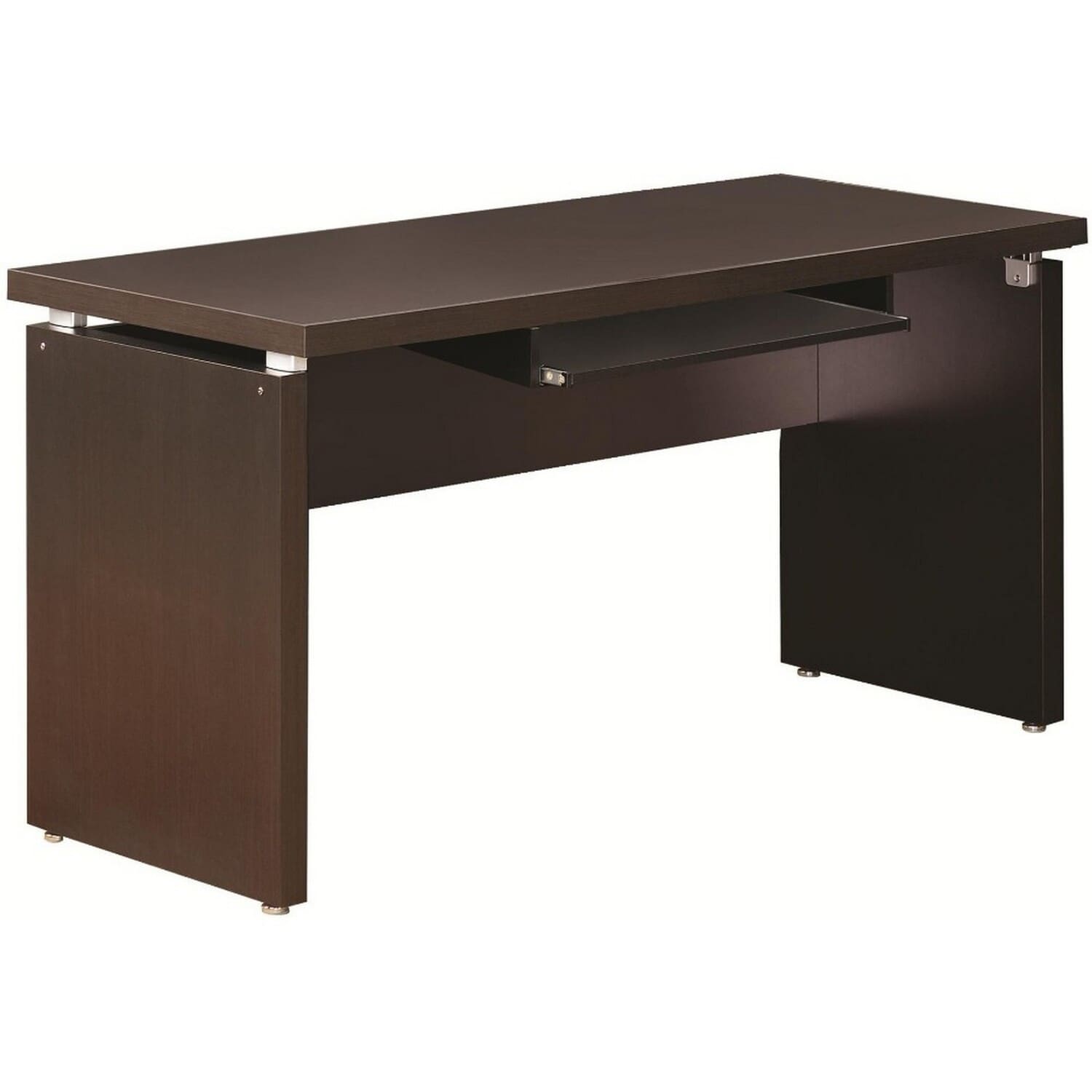 City Chic Home Office Desk - Computer Desk, Work Desk, Tall Desk, 55" Wide, Cappuccino Finish