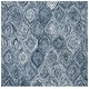 preview thumbnail 13 of 32, SAFAVIEH Handmade Ikat Madyson Wool Rug 6' Square - Grey - Square