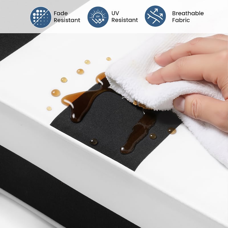 Crestlive Products Outdoor Premium Deep Seat Cushion Set