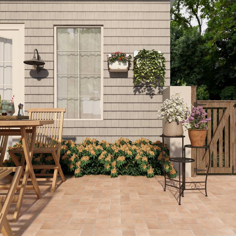 Metal Indoor Outdoor 3 Tier Floral Plantstand