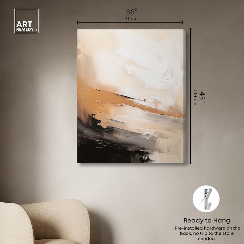 Baked Clay III Canvas by Art Remedy, Gallery Wrapped